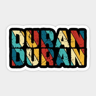 Retro Color - Duran Duran Sticker